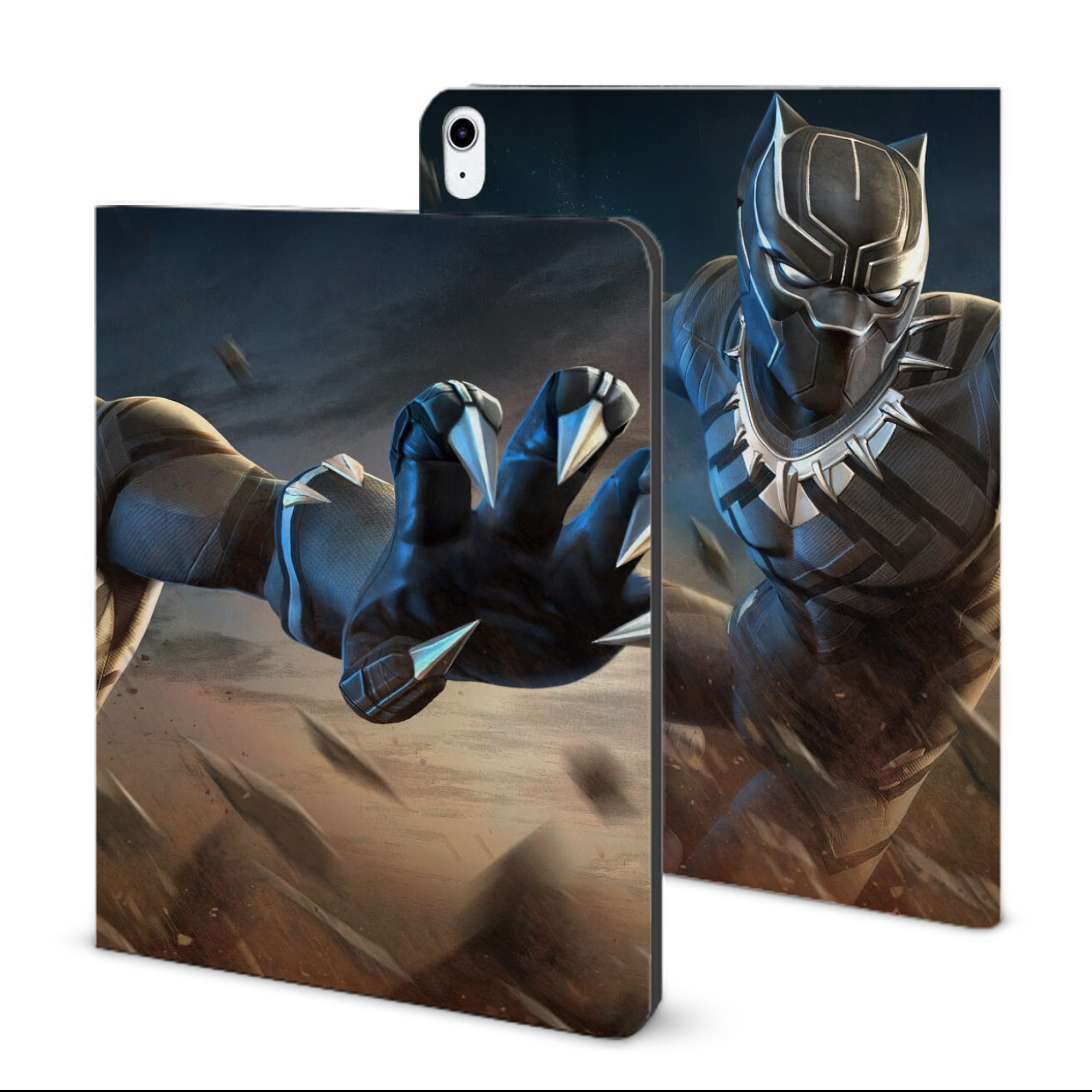 （画像用） アベンジャーズ The Avengers IPad ケース ブック型 PUレザー TPU 耐衝撃 軽量 薄型 ペン収納なし 全面保護 IPad 各モデル対応